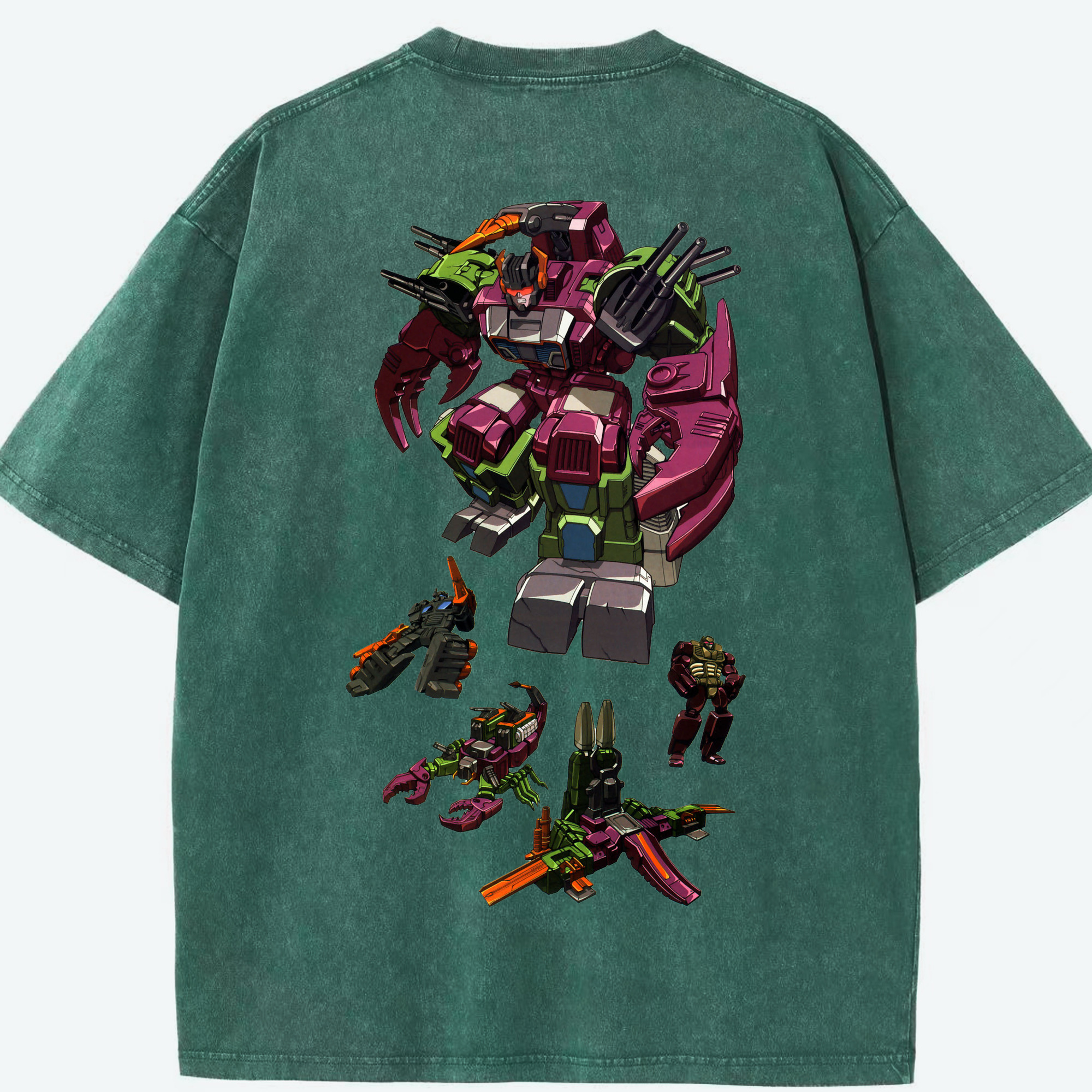（画像用）  綿100% ヴィンテージ風 半袖Tシャツ（背面プリント）